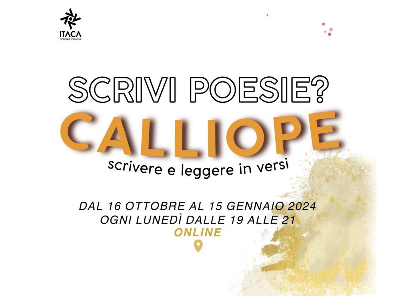 Calliope - scrivere e leggere in versi