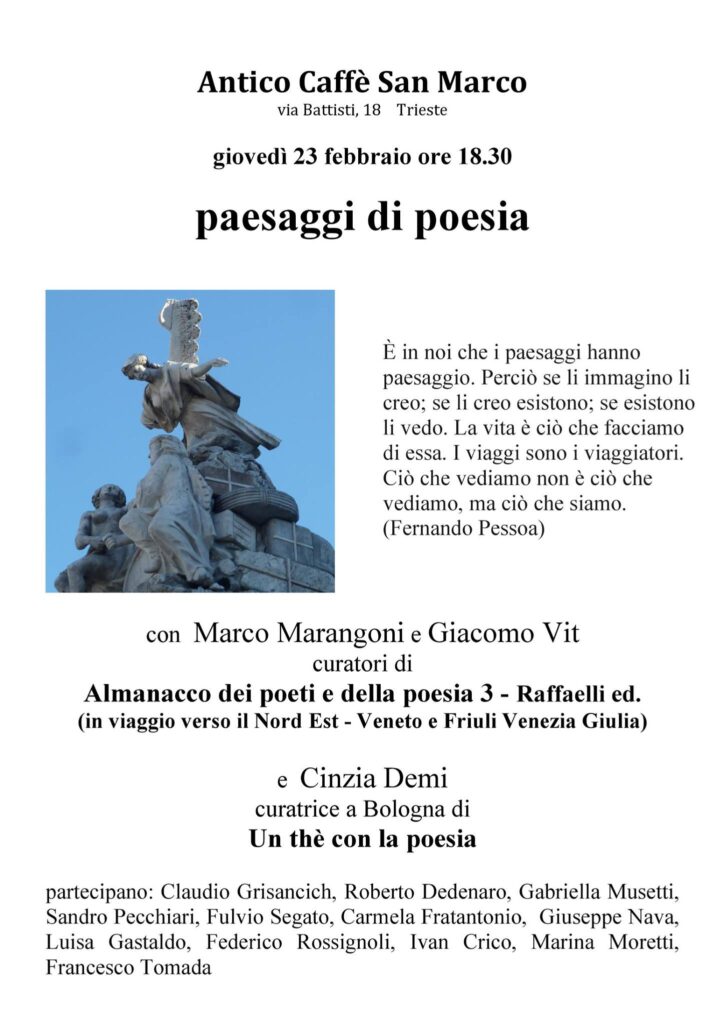 paesaggi di poesia - Trieste 23 febbraio