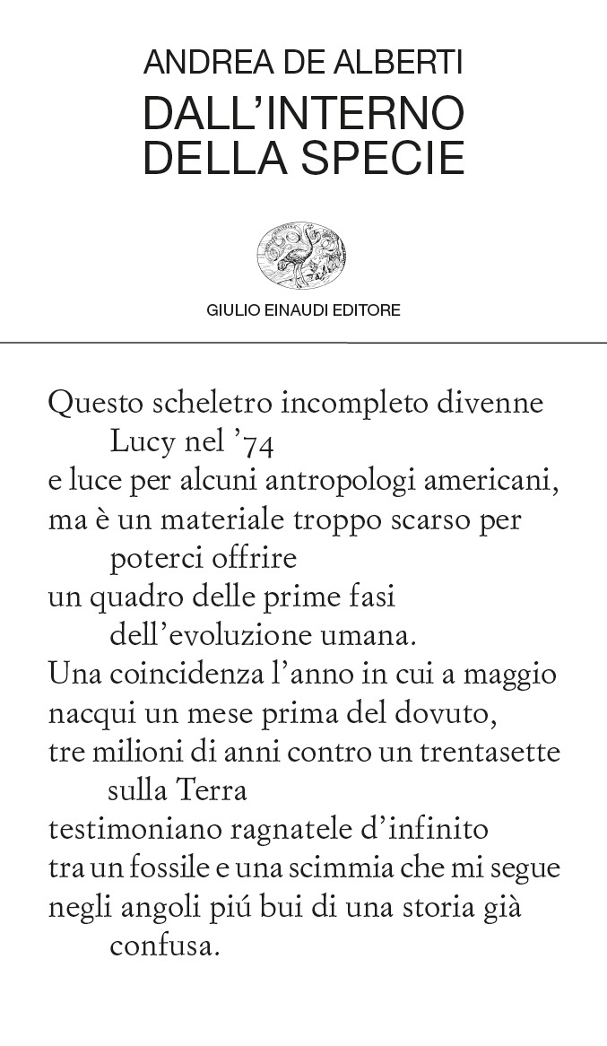 Dall'interno della specie - Andrea De Alberti