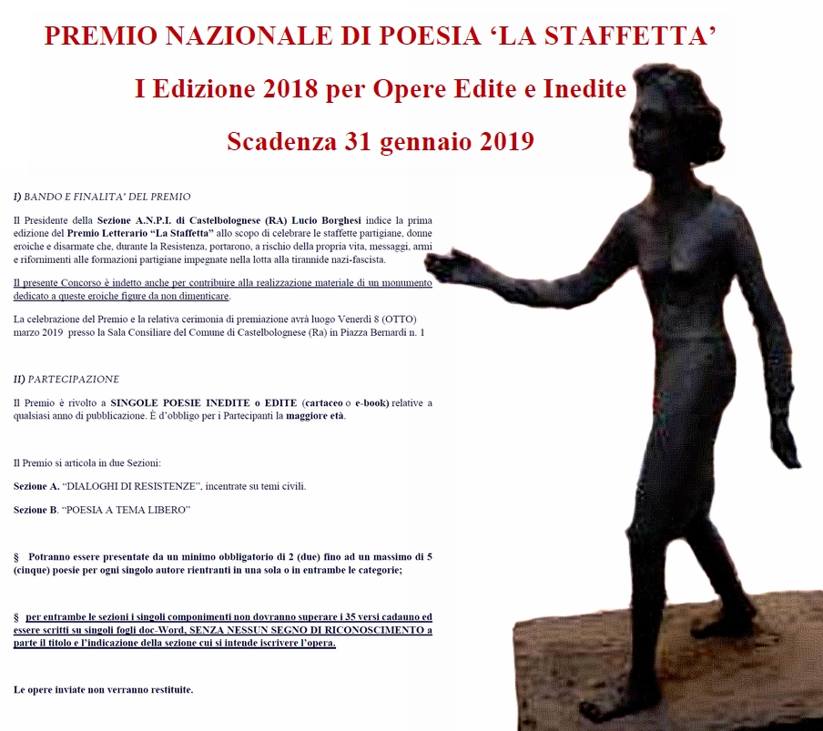 Premio Nazionale di Poesia La Staffetta