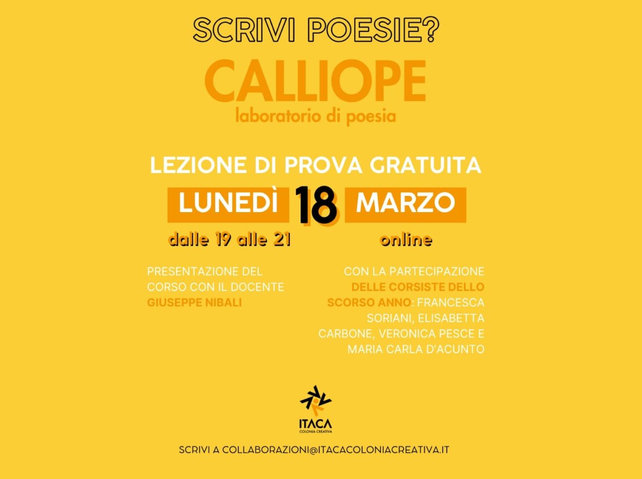 Calliope - Laboratorio di Poesia